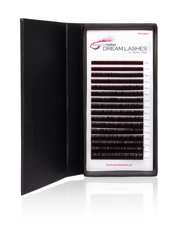 Sztuczne rzęsy 1:1 silk DREAM LASHES 0,1 skręt B