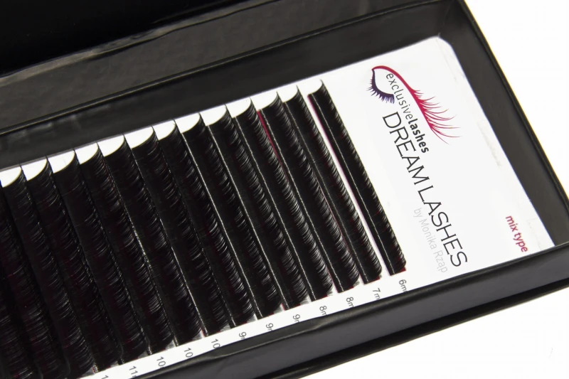 Sztuczne rzęsy 1:1 silk DREAM LASHES 0,1 skręt D